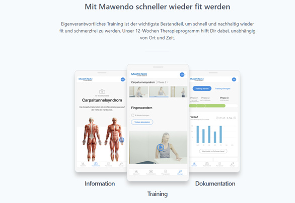 Mawendo Teletherapie PhysioFit Oberhof